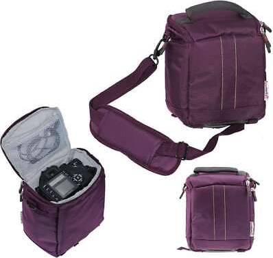 Navitech Purple Digital Camera Case Bag