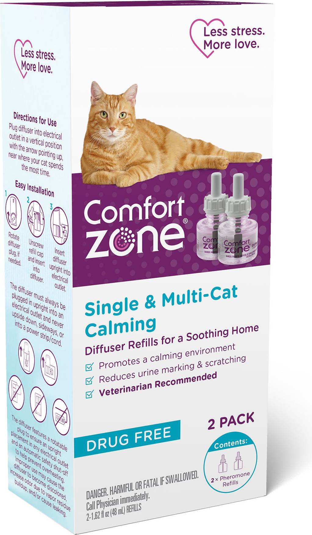 Cat Calming Diffuser Refill 2 Count