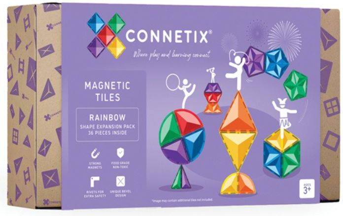 CONNETIX Rainbow Shape Expansion Pack 36pcs