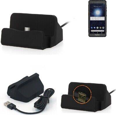 K-S-Trade Docking Station For Ruggear Rg655 Black Charger