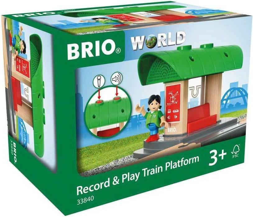 BRIO Record & Play Train Platform 33840