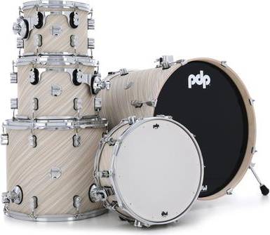 PDP Concept Maple 5-piece Shell Pack Twisted Ivory