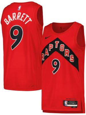 Nike RJ Barrett Red Toronto Raptors Jersey - Icon Edition