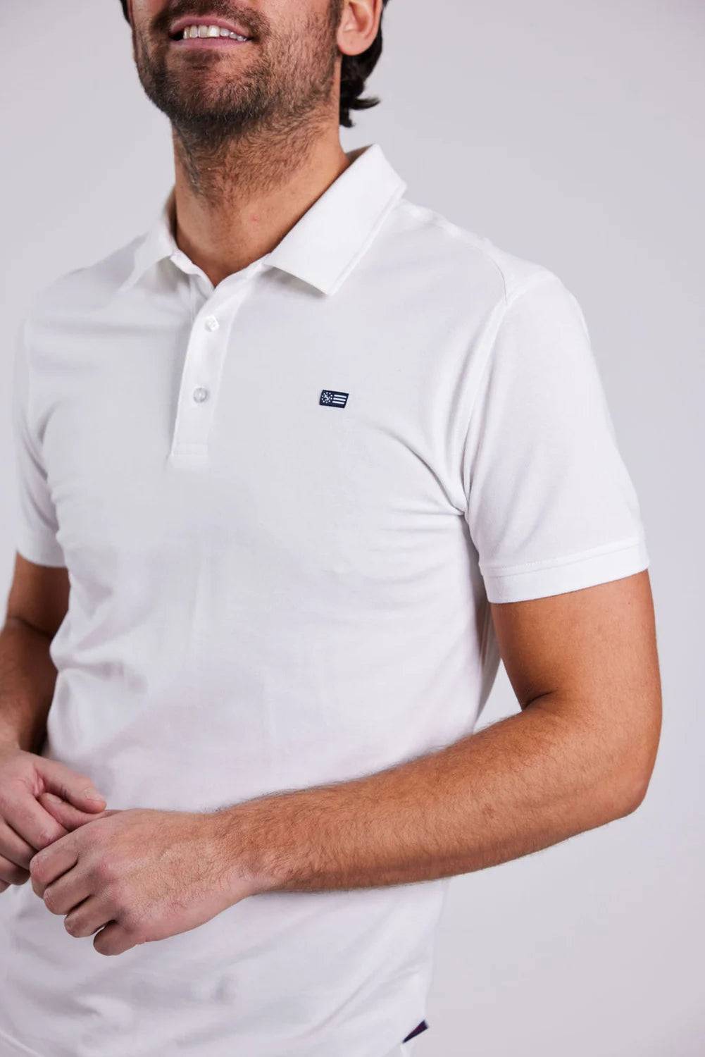 Sebago Performance Polo Pique - Vit