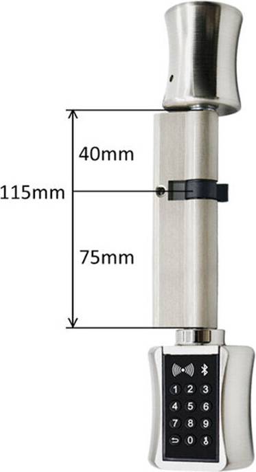 Smart lock Greenzech Smart Cylinder Lock Keyless Lock