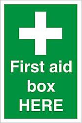 First Aid Sign First Aid Box Fluted