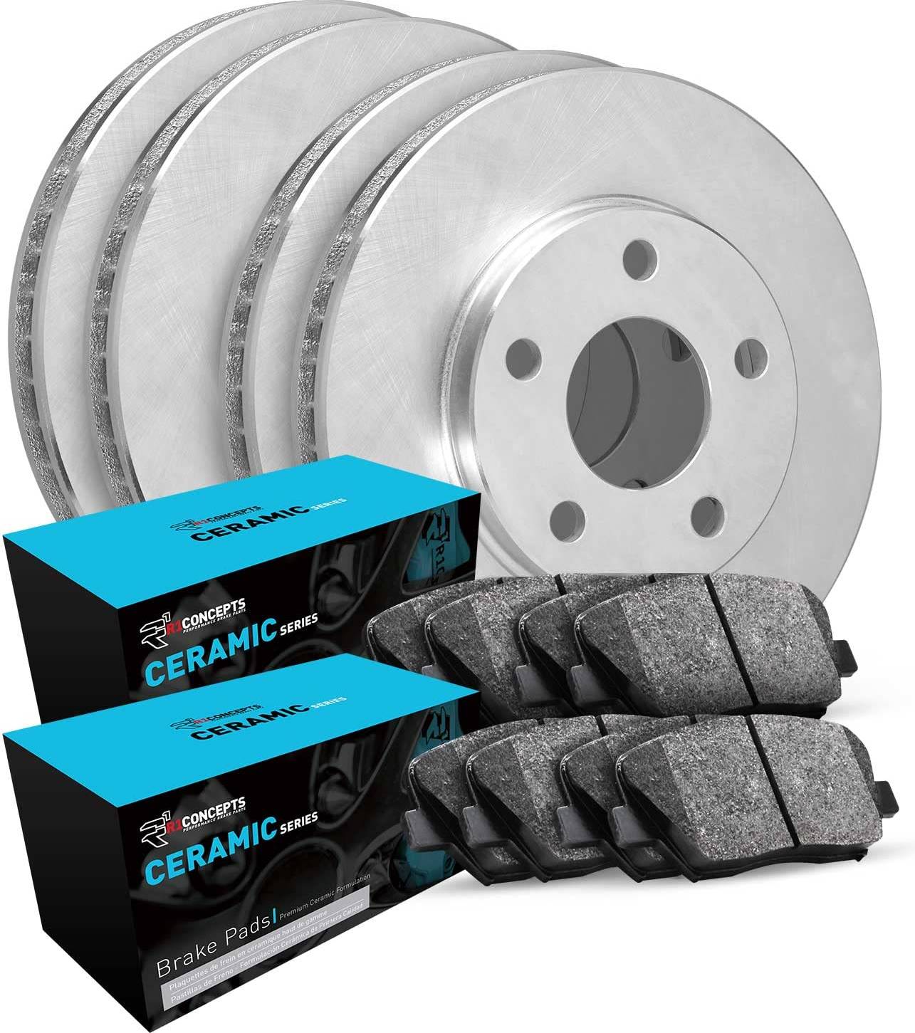 Brake rotors R1 Concepts Front Rear Rotors Kit