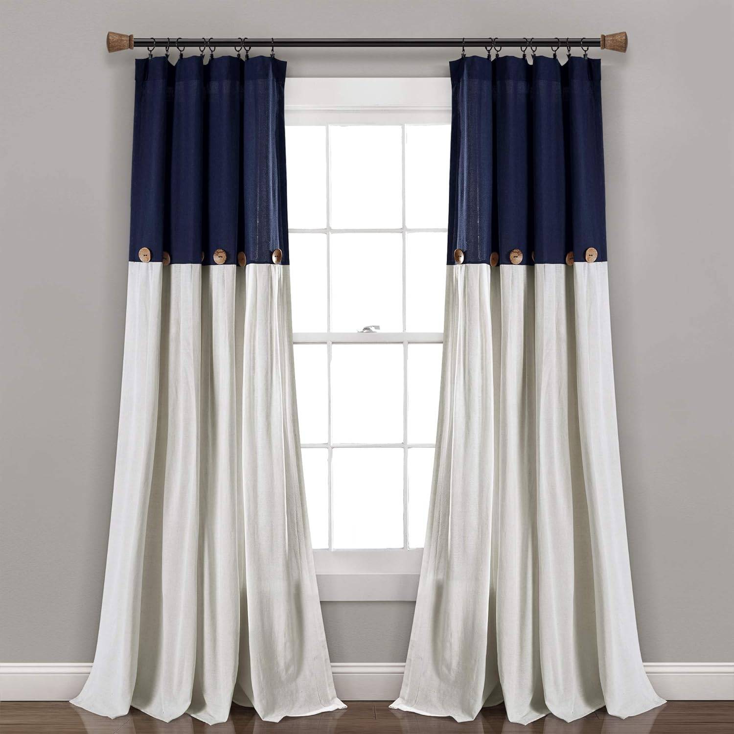 Linen Button Window