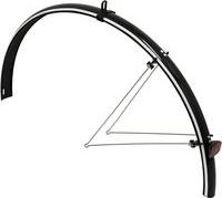 Reflective Rear Mudguard Black