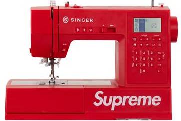 Supreme SINGER SP68 Computerized Sewing Machine UK Plug Red