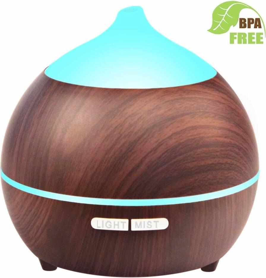 Essential Oil Diffuser 250ml,Wood Grain Aromatherapy Fragrant Diffuser