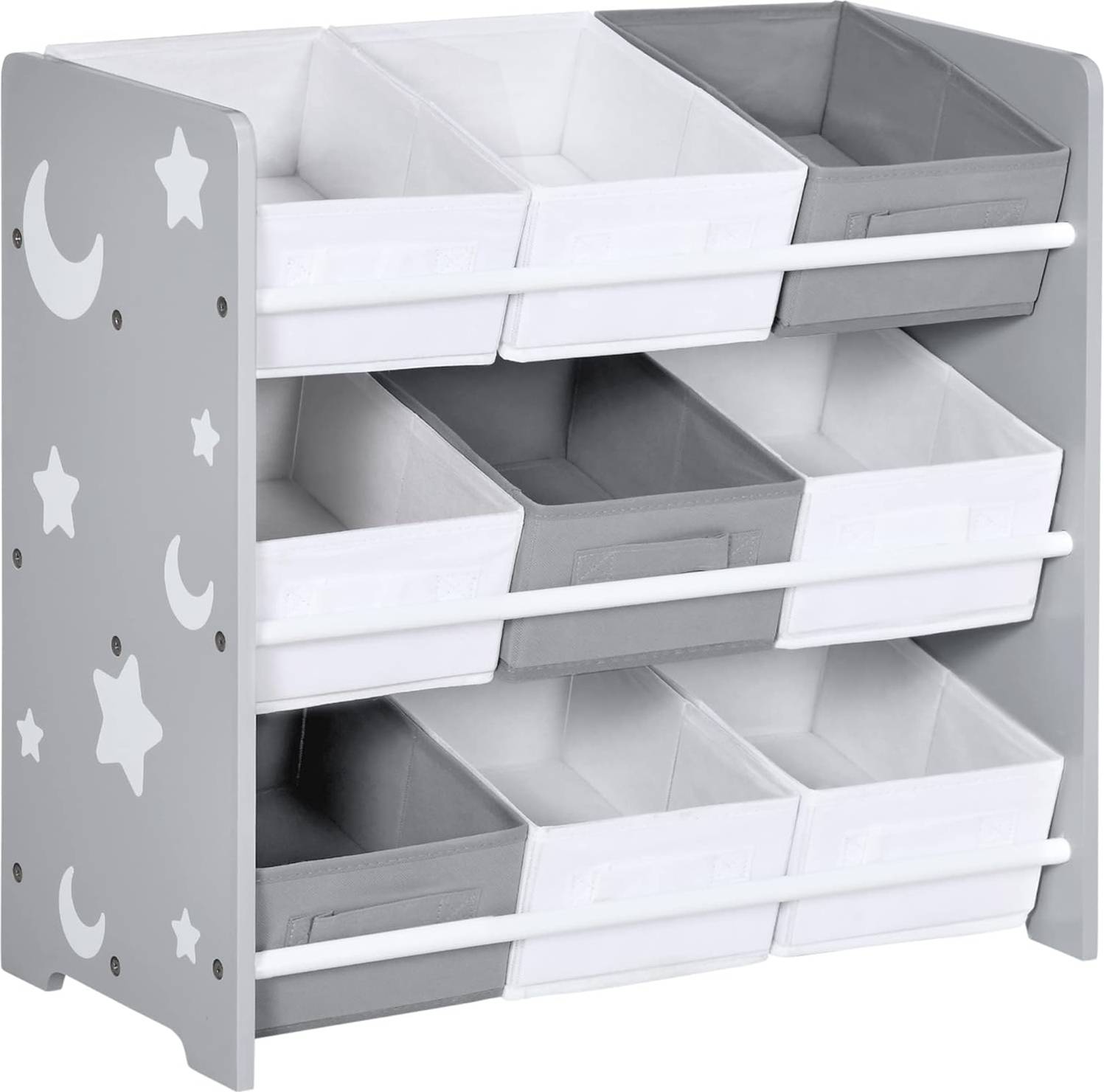 Kids Storage Rack with Nine Removable Baskets