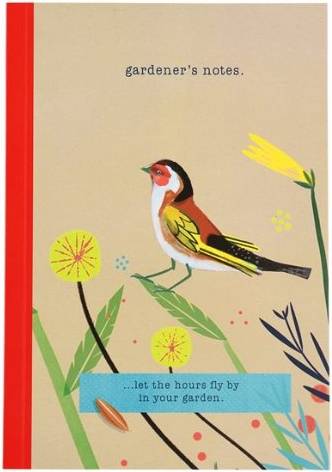 A5 Notebook Beige Red Blue