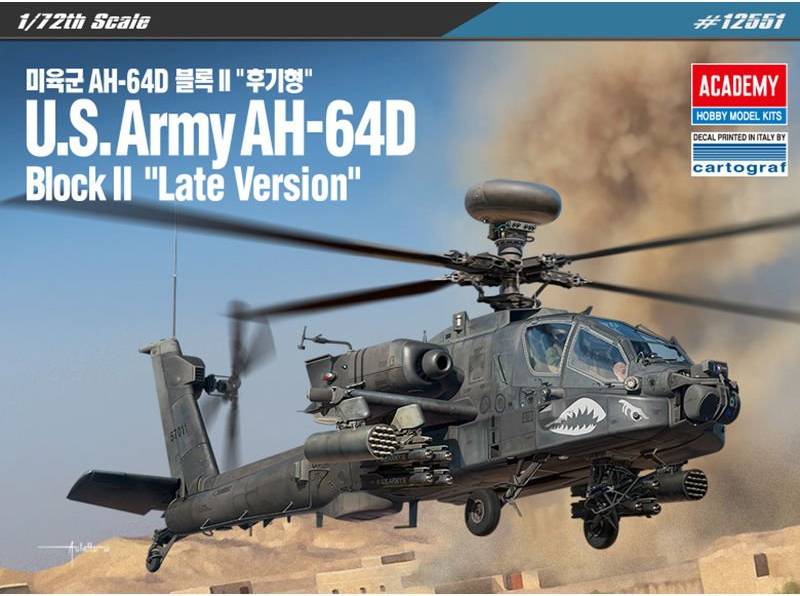 Academy AH-64D Block II Late Version Model Kit