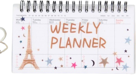 Weekly Planner Notebook A6