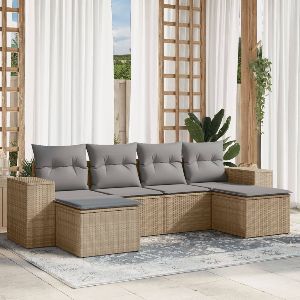 vidaXL sofasæt 6