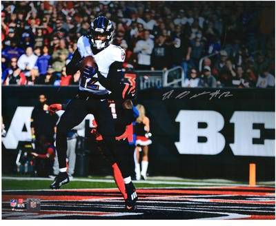 Fanatics Authentic Rashod Bateman Baltimore Ravens Autographed Touchdown