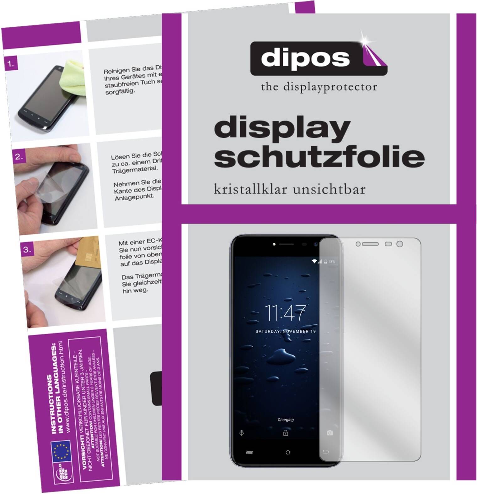 Dipos Screen Protector Cubot Note Plus Crystal