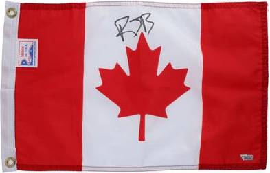 Fanatics Authentic RJ Barrett Autographed 12 x 18 Canadian Mini Flag