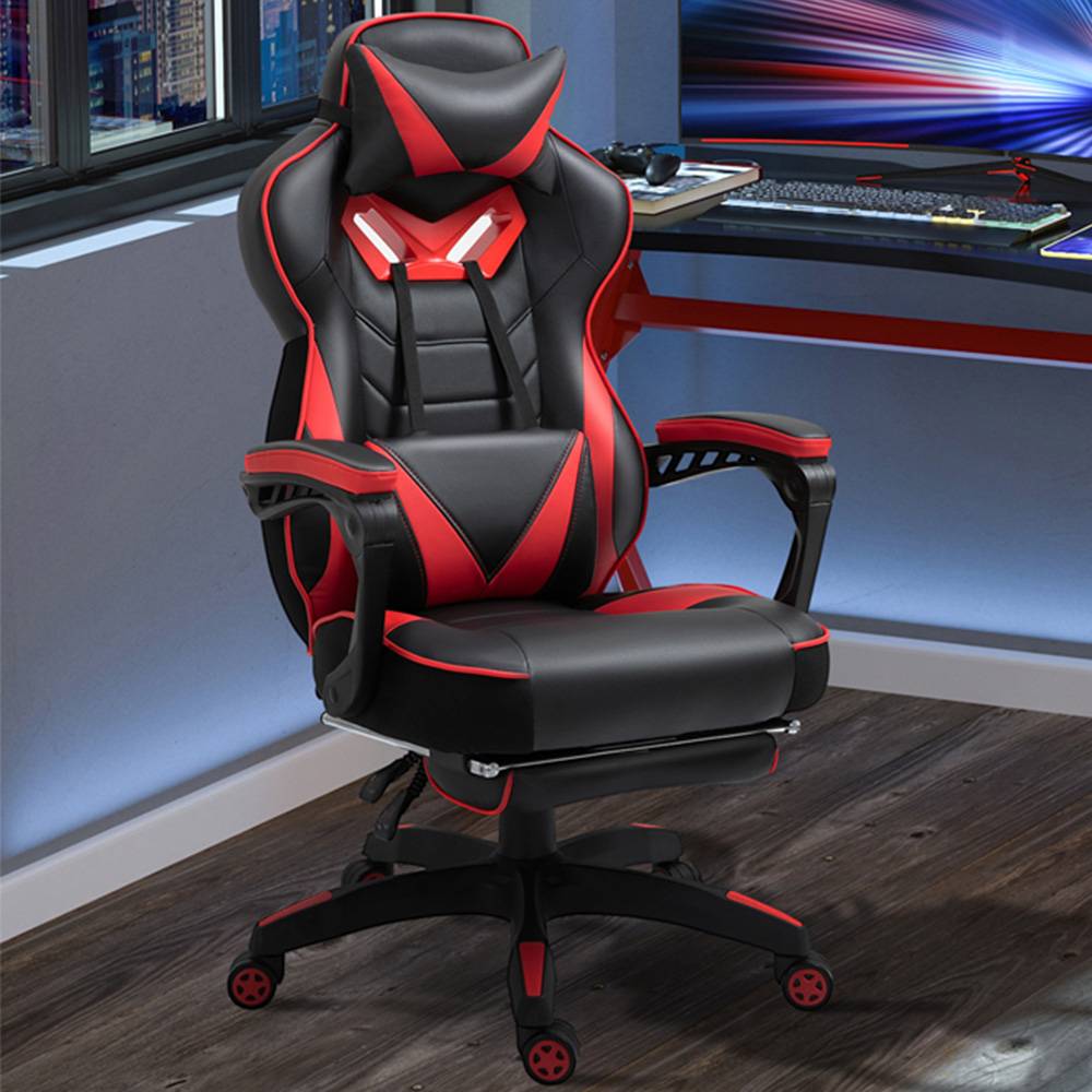 Portland Portland Red Racing Gaming Chair