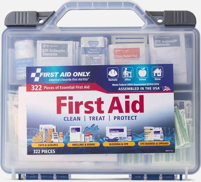 First Aid Only Clear Cover Intermed Kit