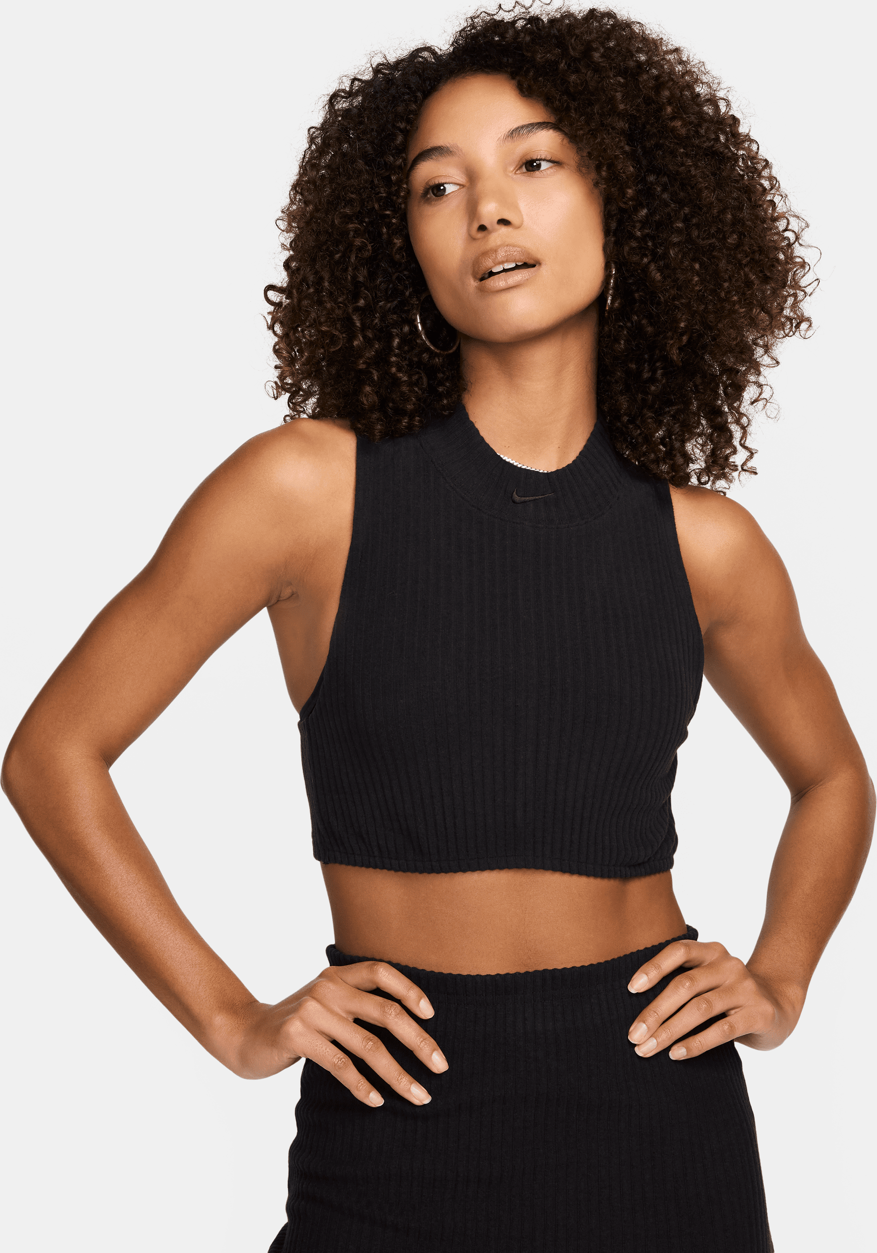 Nike Sportswear Chill Rib Tanktop - Sort