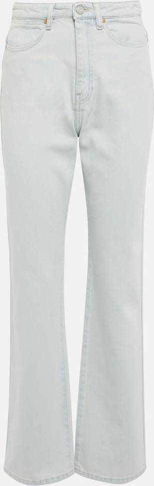 Joseph Fulham High-Rise Straight Jeans - Blue