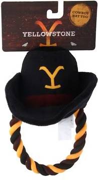 Cowboy Hat Rope Tug Dog