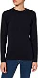 Pull Col Rond Rayé En Laine - Bleu
