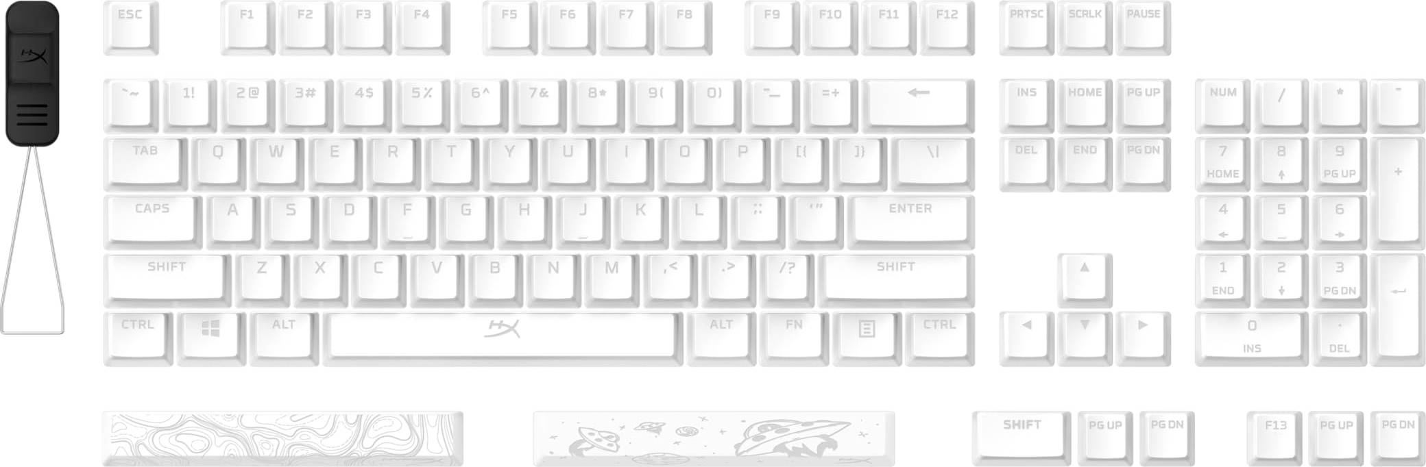 HyperX Pudding Keycaps 2 Full Key Set