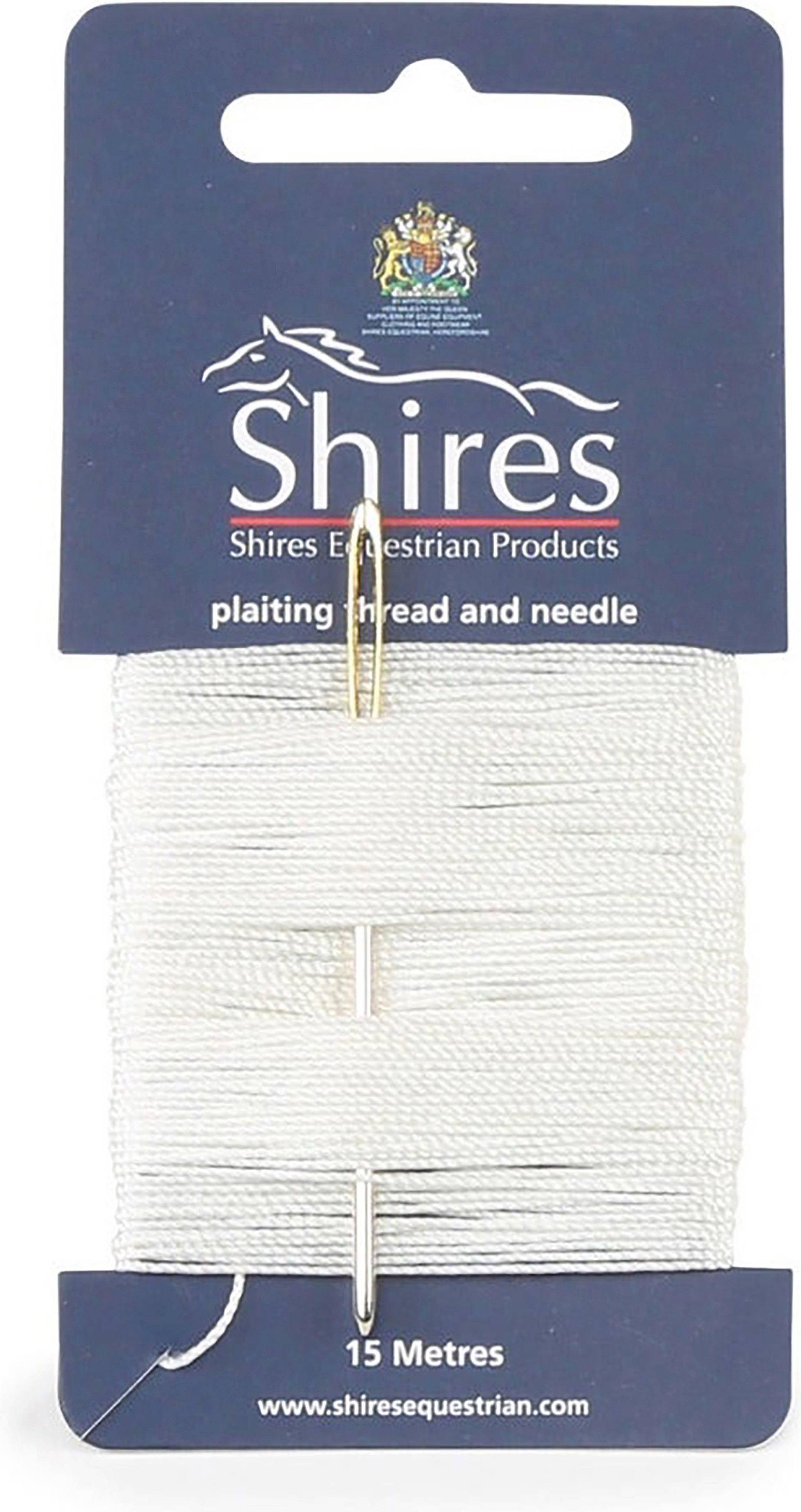 Shires Plaiting Thread Card White