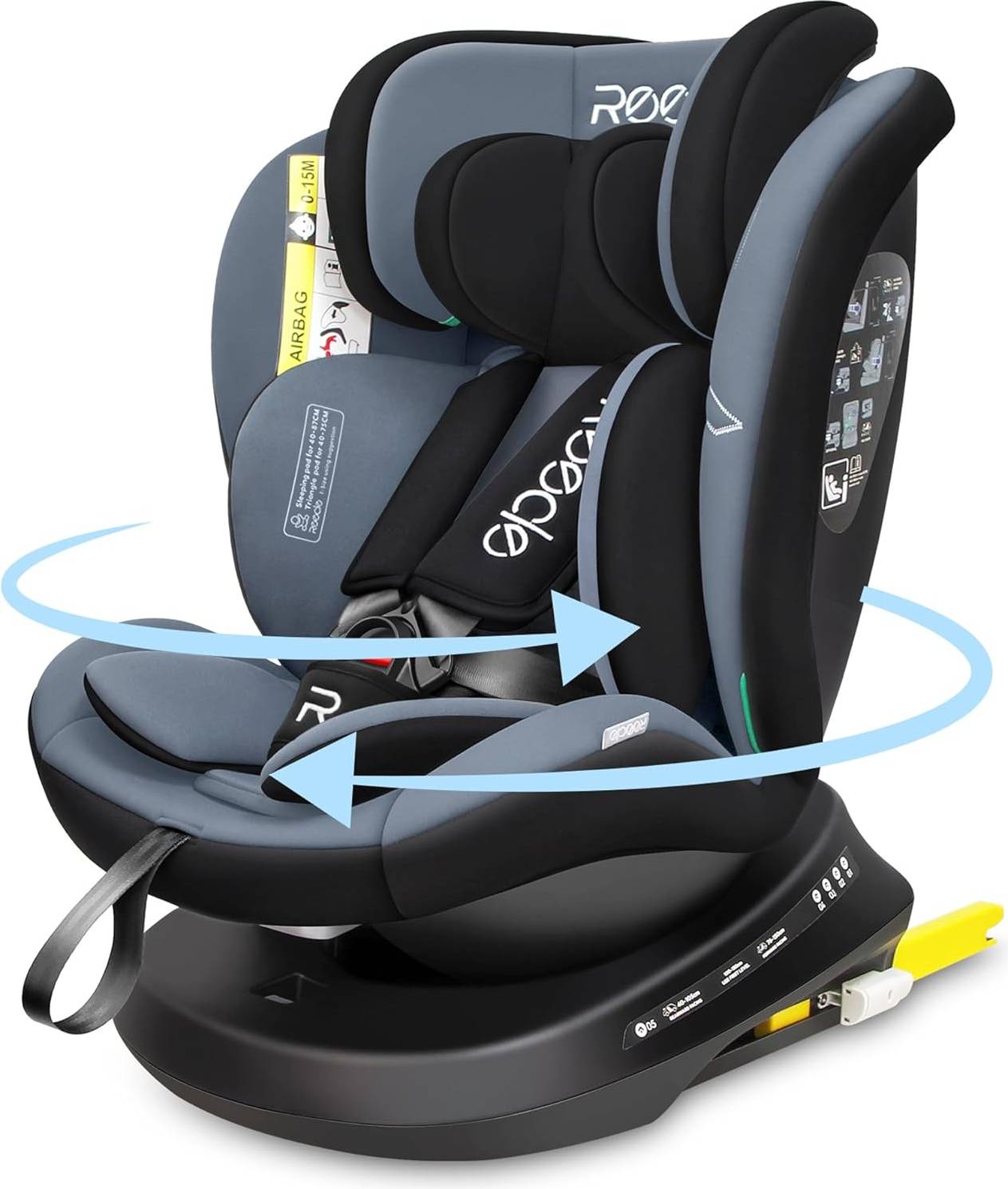 Siege auto 360 Reecle i-Size Rotation 360 Pivotant ISOFIX 40-150 cm