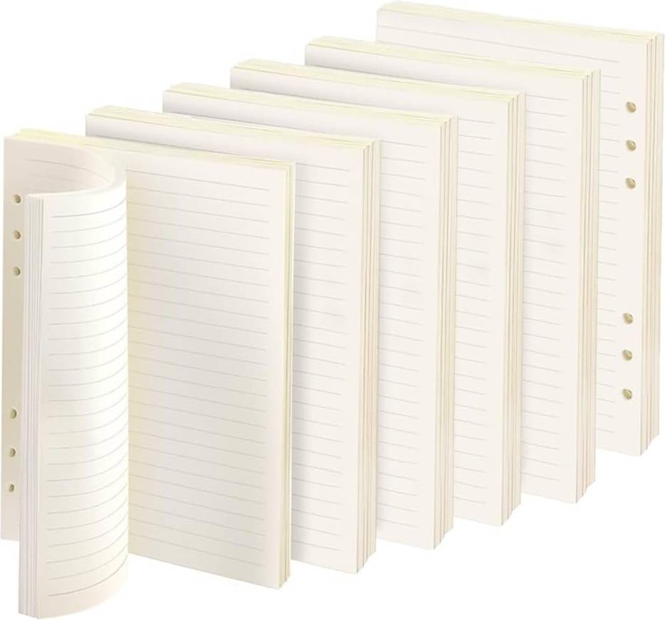 Saijian A5 Refill Ruled Paper 6-pack