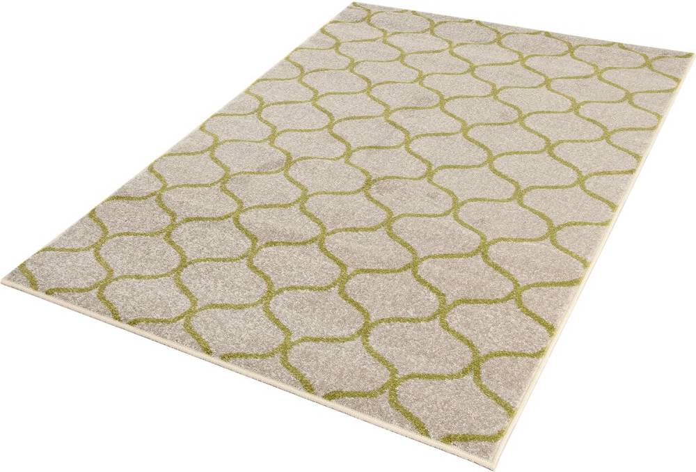 Ebern Designs Rug Green, Beige