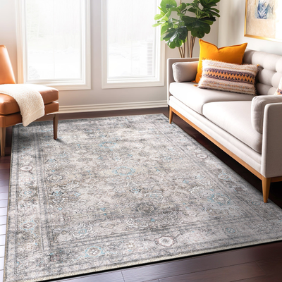 World Rug Gallery Transitional Distressed Vintage
