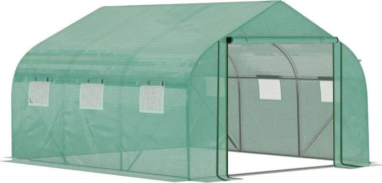 Polytunnel OutSunny Walk-In Polytunnel Plastic