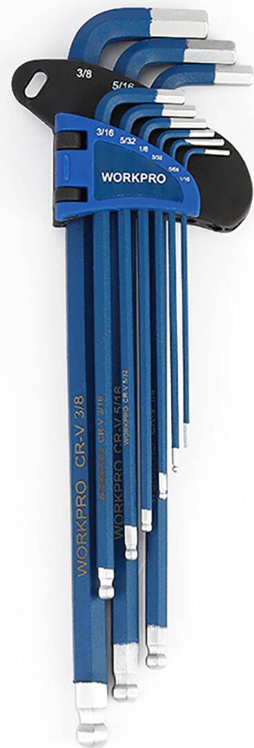 WORKPRO Set Length 9 Pieces Hex Key