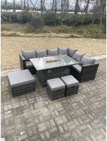 Rattan furniture rattan corner set Fimous Rattan Corner Outdoor Lounge Set