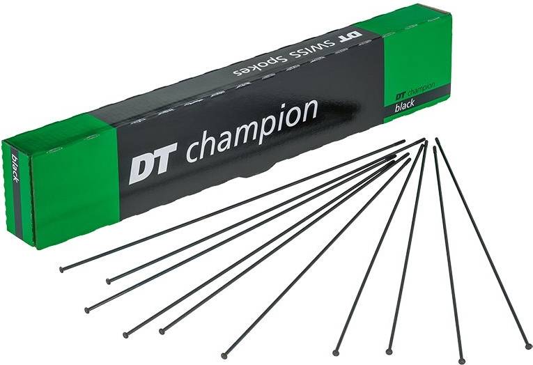 DT Swiss Eger Champion 1-ST Straightpull Rund Sort