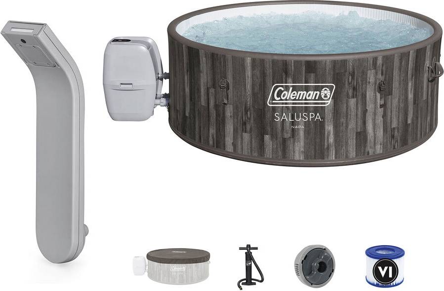 Portable hot tub Coleman Inflatable Hot Tub SaluSpa LED Spa