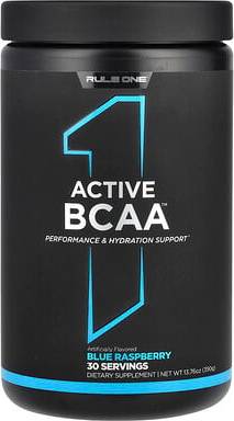 Rule One Proteins Active BCAA, Blue Raspberry, 390