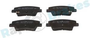 Rap Brakes R-P1681 Brake Pad Set Rear Axle