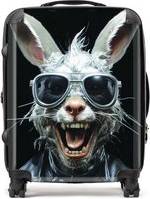 Warren Reed Rabbit Face With Glasses Suitcase