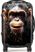 Warren Reed Realistic Monkey Face Splashart Suitcase