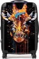 Warren Reed Giraffe Face Splashart Suitcase