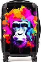 Warren Reed Coloured Monkey Face Suitcase