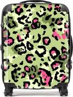 Warren Reed And Pink Leopard Print Suitcase