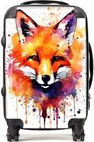 Warren Reed Splashart Fox Face Suitcase