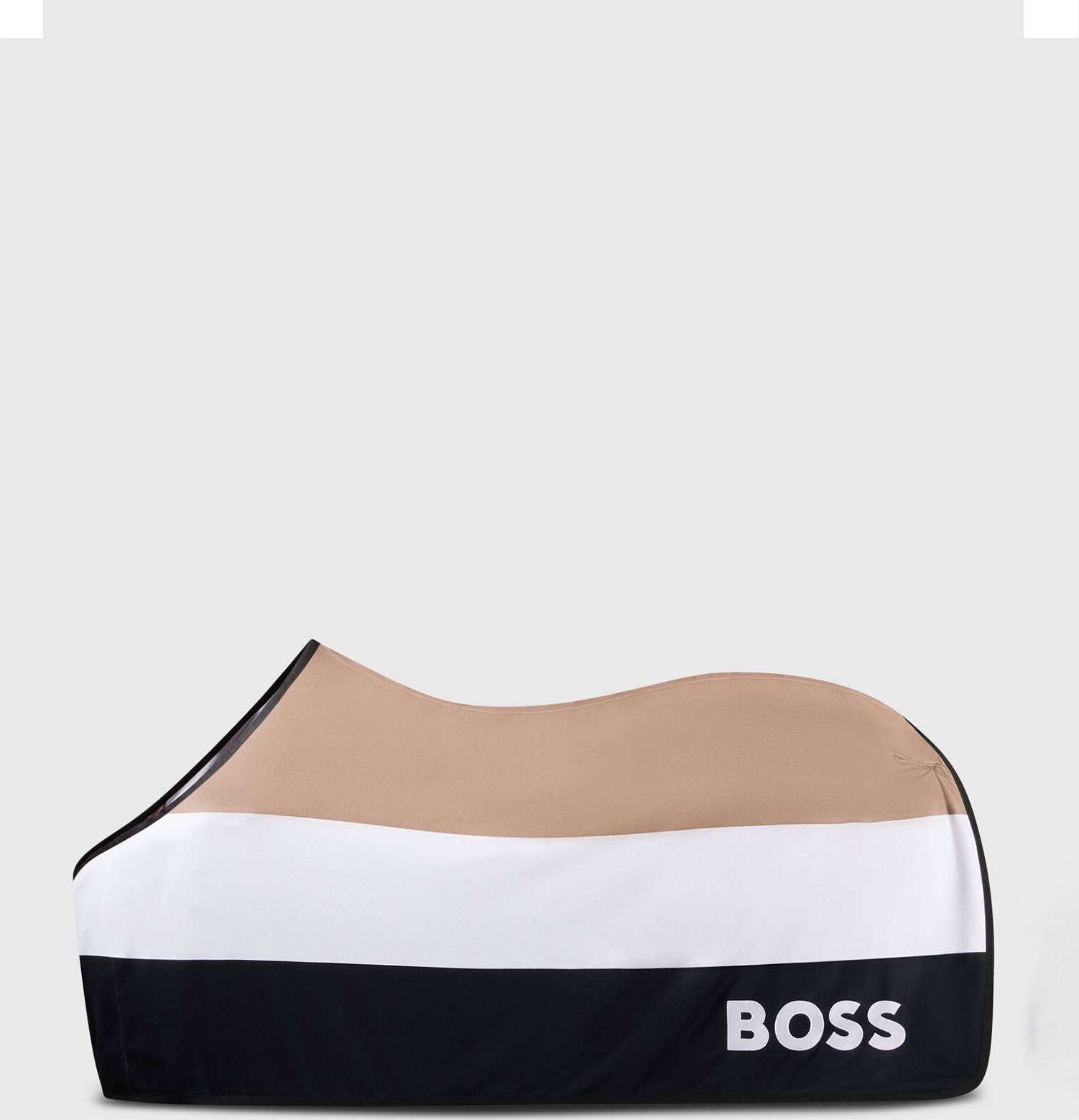 BOSS Equestrian Block-Stripe Sweat Rug - Logo