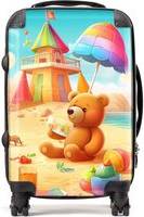 Warren Reed On A Beach Holiday Suitcase